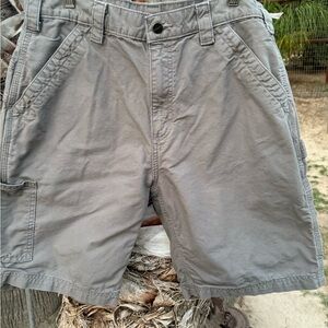 Carhartt Gray Work Cargo Shorts